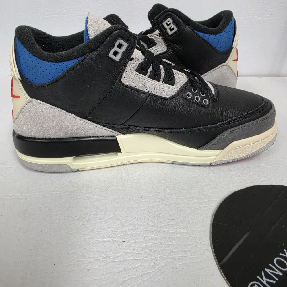Nike Air Jordan 3 Retro OG Rare Air Black IB8968-004 Grade School Size 6y